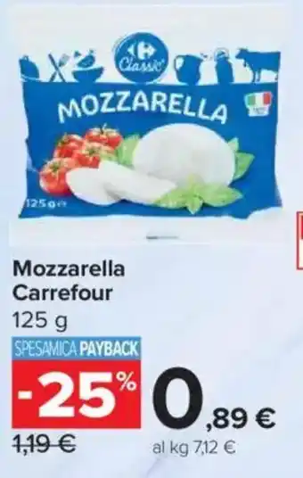 Carrefour Express Mozzarella Carrefour offerta