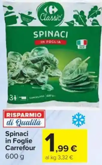 Carrefour Express Spinaci in Foglie Carrefour offerta