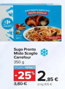 Carrefour Express Sugo Pronto Misto Scoglio Carrefour offerta