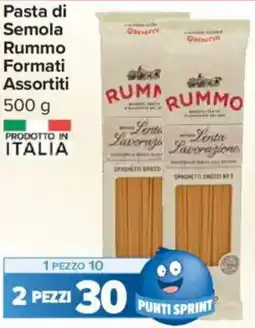 Carrefour Express Pasta di Semola Rummo Formati Assortiti offerta