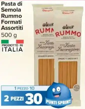 Carrefour Express Pasta di Semola Rummo Formati Assortiti offerta