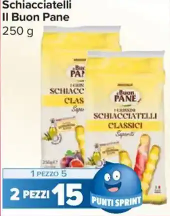 Carrefour Express Schiacciatelli Il Buon Pane offerta