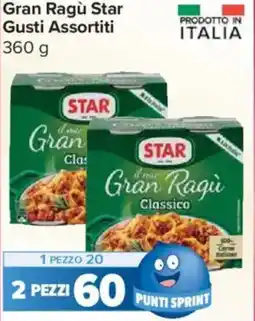 Carrefour Express Gran Ragù Star Gusti Assortiti offerta