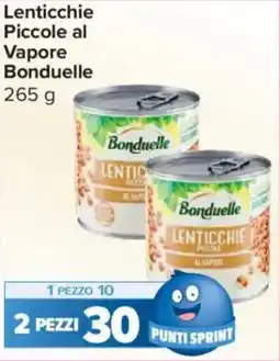 Carrefour Express Lenticchie Piccole al Vapore Bonduelle offerta