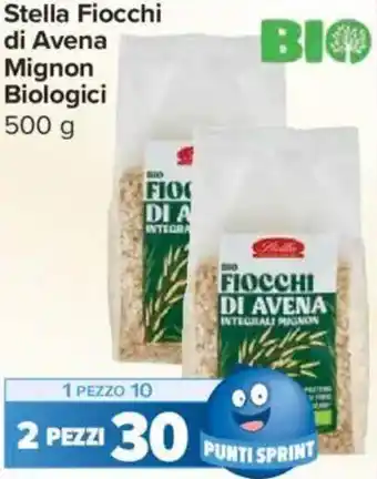 Carrefour Express Stella Fiocchi di Avena Mignon Biologici offerta