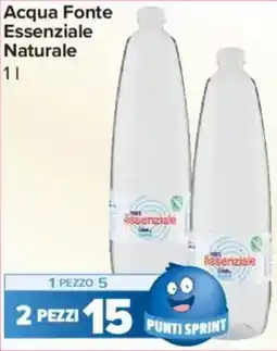 Carrefour Express Acqua Fonte Essenziale Naturale offerta