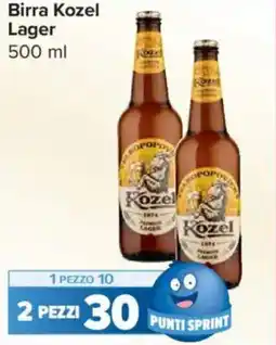 Carrefour Express Birra Kozel Lager offerta