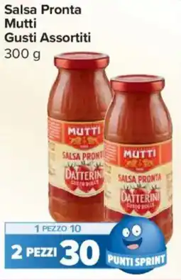 Carrefour Express Salsa Pronta Mutti Gusti Assortiti offerta