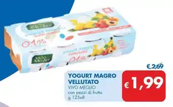 MD Discount Yogurt magro vellutato VIVO MEGLIO offerta