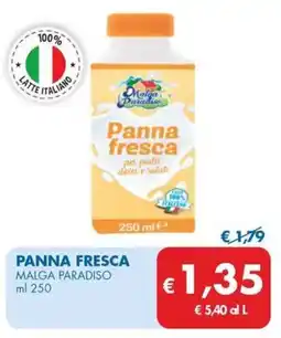 MD Discount Panna fresca MALGA PARADISO offerta