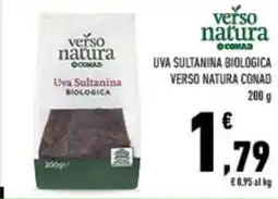 Conad City Uva sultanina biologica verso natura CONAD offerta