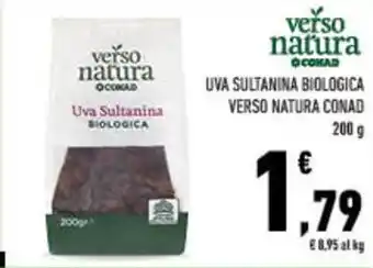 Conad City Uva sultanina biologica verso natura CONAD offerta