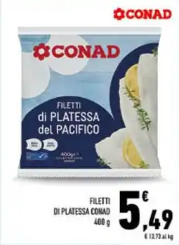 Conad City Filetti di platessa CONAD offerta