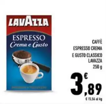 Conad City Caffè espresso crema e gusto classico LAVAZZA offerta