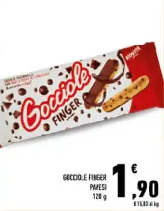 Conad City Gocciole finger PAVESI offerta