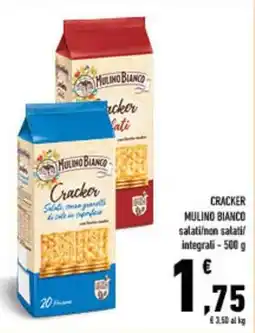 Conad City Cracker MULINO BIANCO salati/non salati integrali offerta