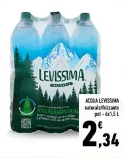 Conad City Acqua LEVISSIMA naturale/frizzante offerta