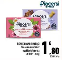 Conad City Tisane CONAD piacersi offerta