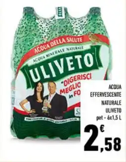 Conad City Acqua effervescente naturale ULIVETO offerta