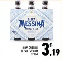 Conad City Birra cristalli di sale messina offerta