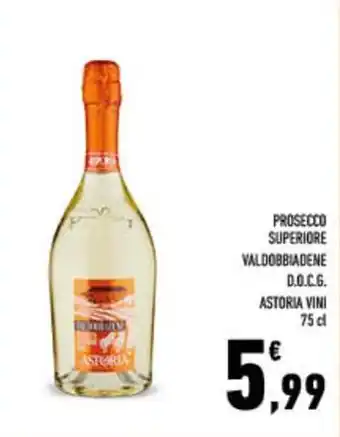 Conad City Prosecco superiore valdobbiadene d.o.c.g. ASTORIA VINI offerta