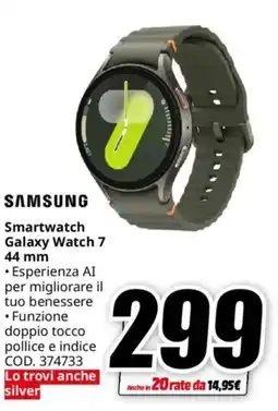 MediaWorld SAMSUNG Smartwatch Galaxy Watch 7 44 mm offerta