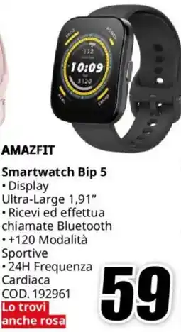 MediaWorld AMAZFIT Smartwatch Bip 5 offerta