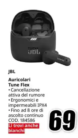 MediaWorld JBL Auricolari Tune Flex offerta