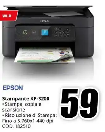 MediaWorld EPSON Stampante XP-3200 offerta