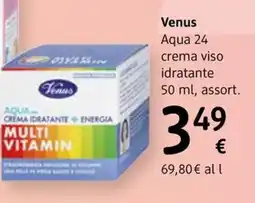 dm drogerie markt Venus Aqua 24 crema viso idratante offerta