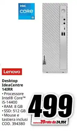 MediaWorld Lenovo Desktop IdeaCentre 14IRR offerta