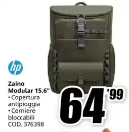 MediaWorld hp Zaino Modular 15.6″ offerta