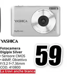 MediaWorld YASHICA Fotocamera Digipix Silver offerta