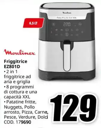 MediaWorld Moulinex Friggitrice EZ801D offerta