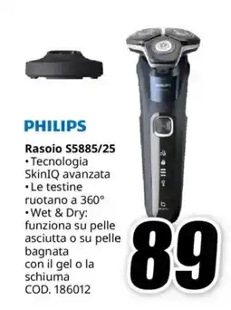 MediaWorld PHILIPS Rasoio S5885/25 offerta