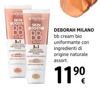 dm drogerie markt DEBORAH MILANO bb cream bio uniformante con ingredienti di origine naturale offerta