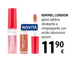 dm drogerie markt RIMMEL LONDON gloss labbra idratante e rimpolpante con acido ialuronico offerta