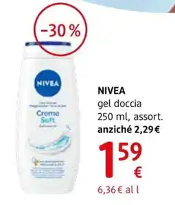 dm drogerie markt NIVEA gel doccia offerta