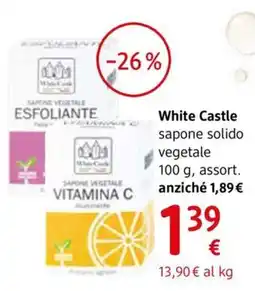 dm drogerie markt White Castle sapone solido vegetale offerta