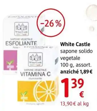 dm drogerie markt White Castle sapone solido vegetale offerta