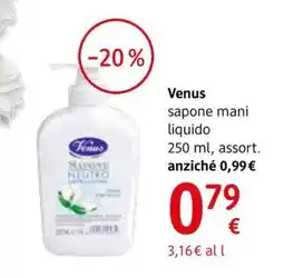 dm drogerie markt Venus sapone mani liquido offerta