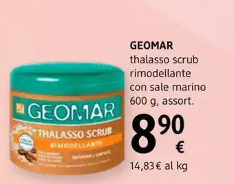 dm drogerie markt GEOMAR thalasso scrub rimodellante con sale marino offerta