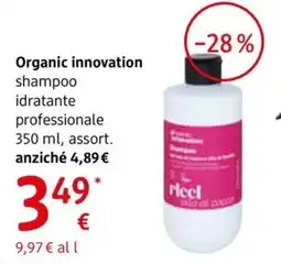 dm drogerie markt Organic innovation shampoo idratante professionale offerta