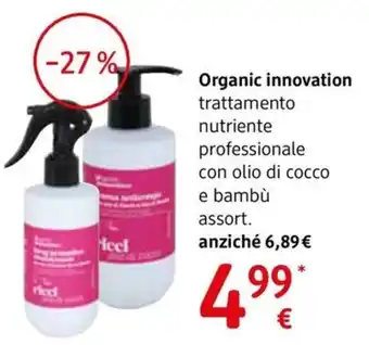 dm drogerie markt Organic innovation trattamento nutriente professionale con olio di cocco e bambù offerta