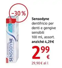 dm drogerie markt Sensodyne dentifricio per denti e gengive sensibili offerta