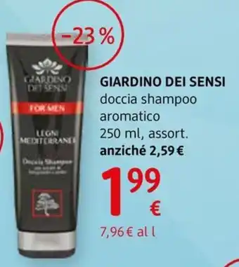 dm drogerie markt GIARDINO DEI SENSI doccia shampoo aromatico offerta