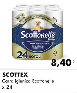 Iper Tosano SCOTTEX Carta igienica Scottonelle offerta