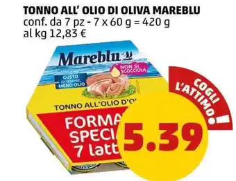 PENNY Tonno all'olio di oliva MAREBLU offerta