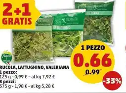 PENNY Rucola, lattughino, valeriana offerta