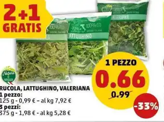 PENNY Rucola, lattughino, valeriana offerta